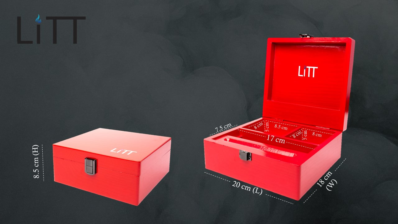 LITT Rolling Stash Box (Red)