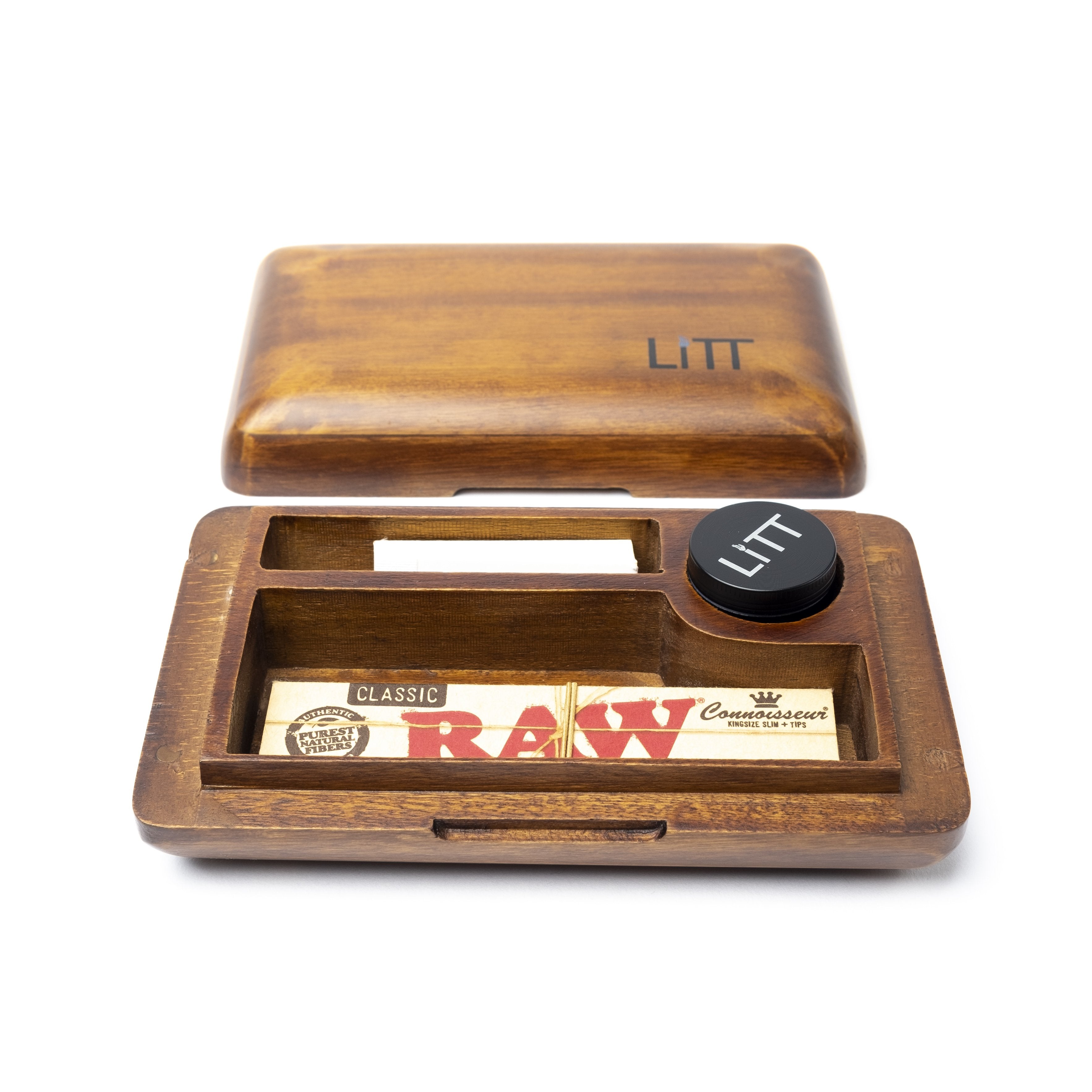 LITT Pocket Rolling Stash Box (Natural)
